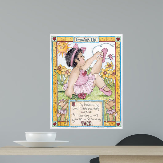 Growing up Girl Wall Decal