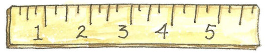 School Ruler Wall Decal