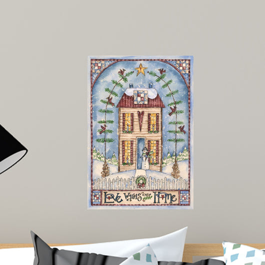 Love Warms Our Home Wall Decal