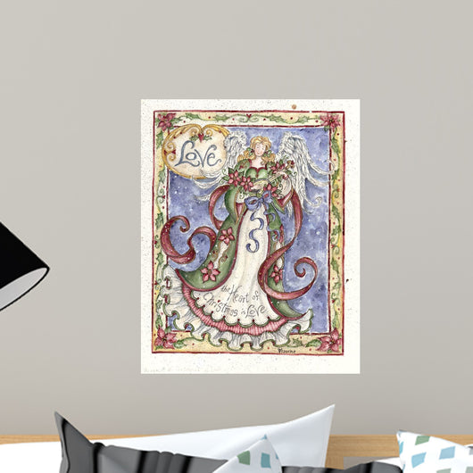 Heart Christmas Is Love Wall Decal