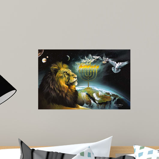 Menorah Wall Mural