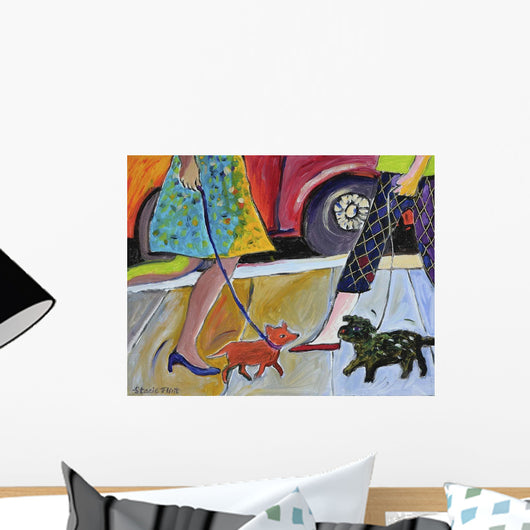 2 Women and 2 Wall Decal