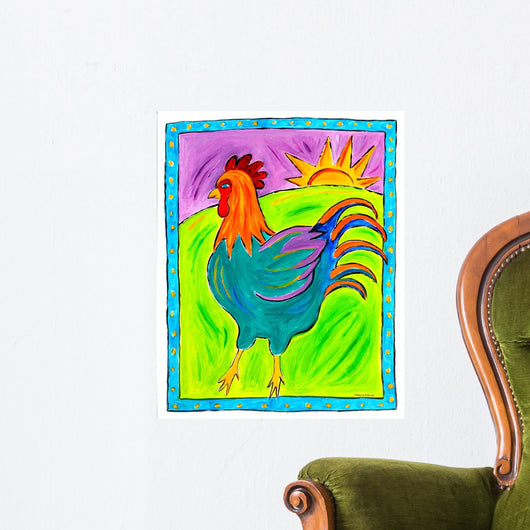 Rooster Wall Decal Design 2