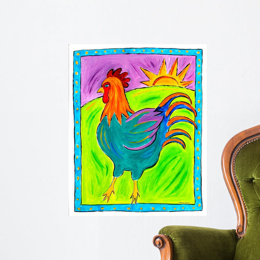 Rooster Wall Decal Design 2