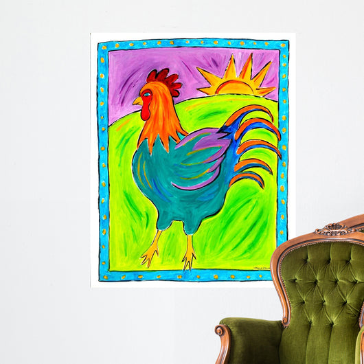 Rooster Wall Decal Design 2