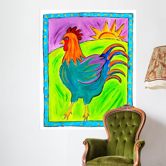 Rooster Wall Decal Design 2