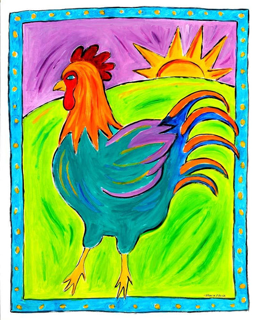 Rooster Wall Decal Design 2