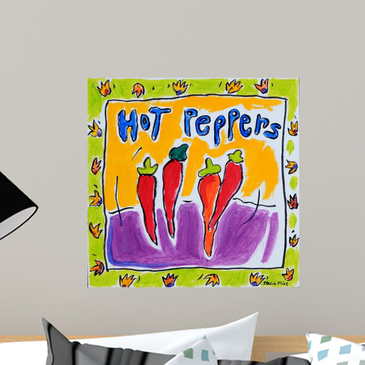 Hot Peppers Wall Decal