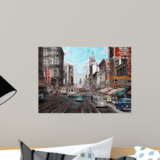 1941 Market St San Wall Decal