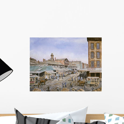 Fulton Market Ny Ca Wall Decal