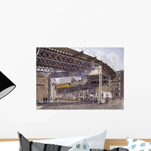 2nd Ave El Ca Wall Decal
