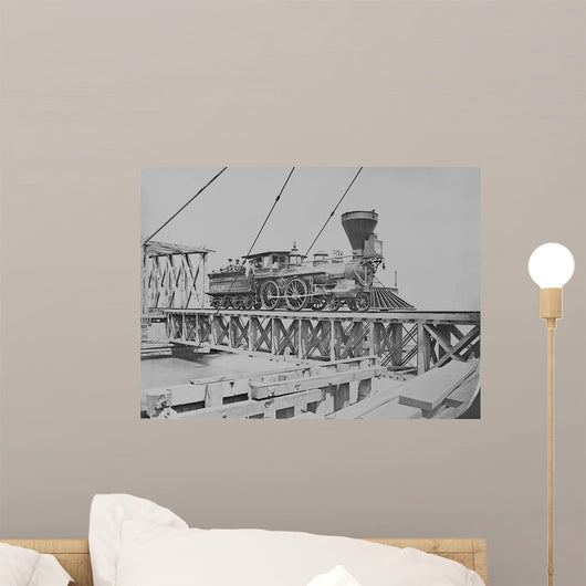 Us Military Railroad Engine Wall Decal