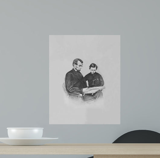 President Abraham Lincoln and Wall Decal