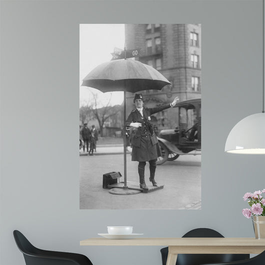 Traffic Cop Washington Dc Wall Decal