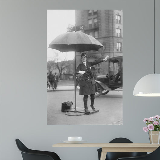 Traffic Cop Washington Dc Wall Decal