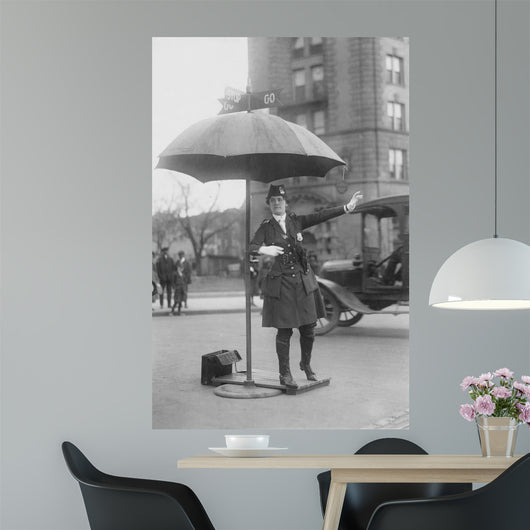 Traffic Cop Washington Dc Wall Decal