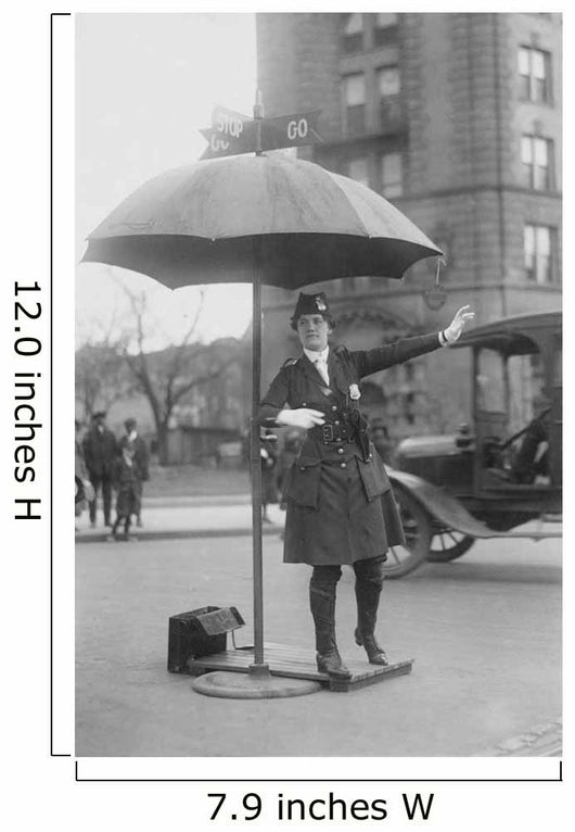 Traffic Cop Washington Dc Wall Decal