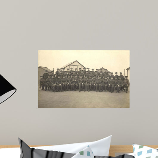 Military Officers Roof King Wall Decal Design 1
