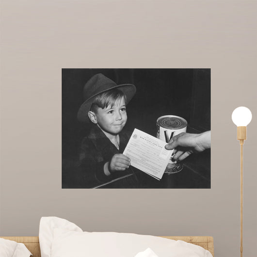 Eager School Boy Gets Wall Decal