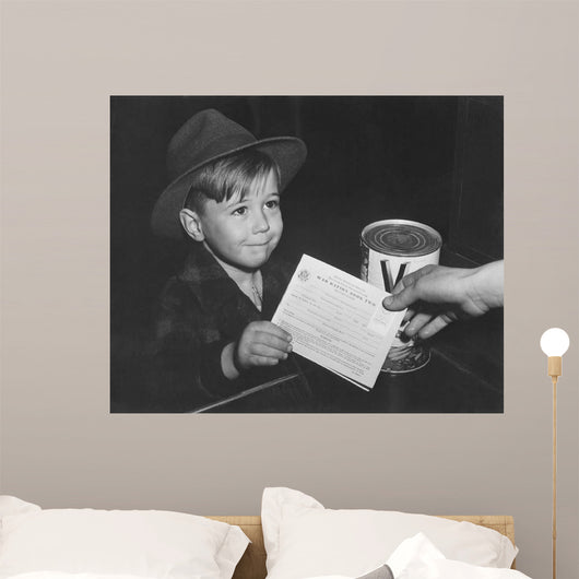 Eager School Boy Gets Wall Decal