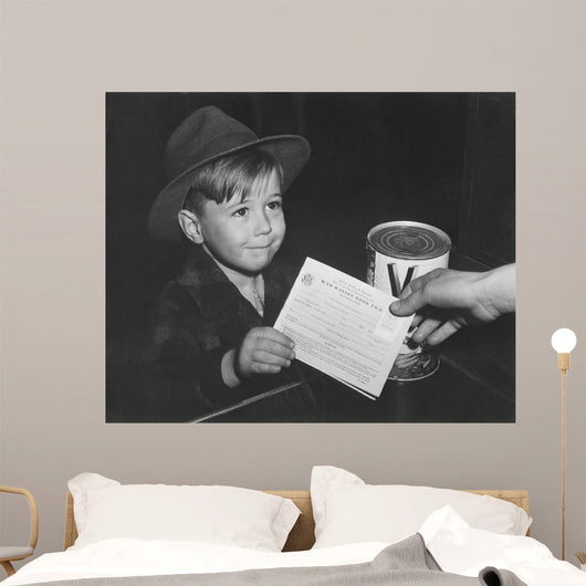 Eager School Boy Gets Wall Decal