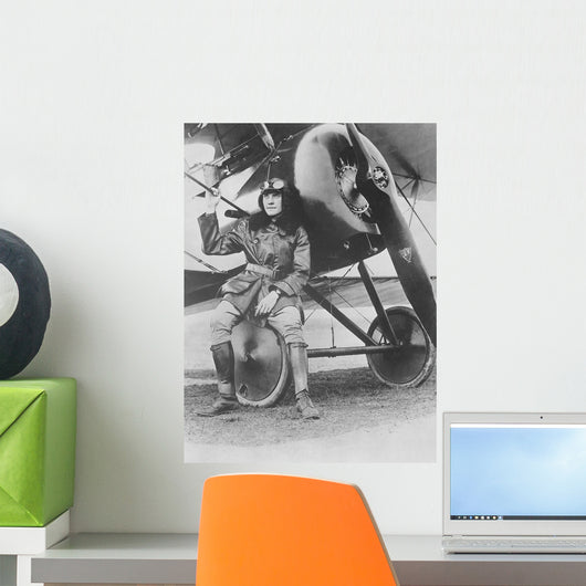 Lieutenant Earl Carroll Seated Wall Decal