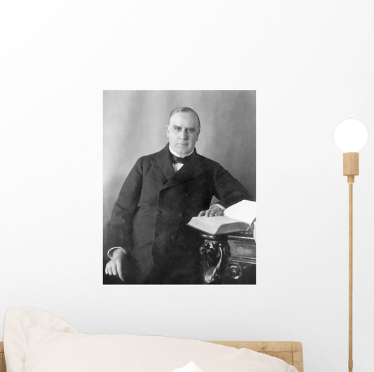President William McKinley Seated Wall Decal Design 2