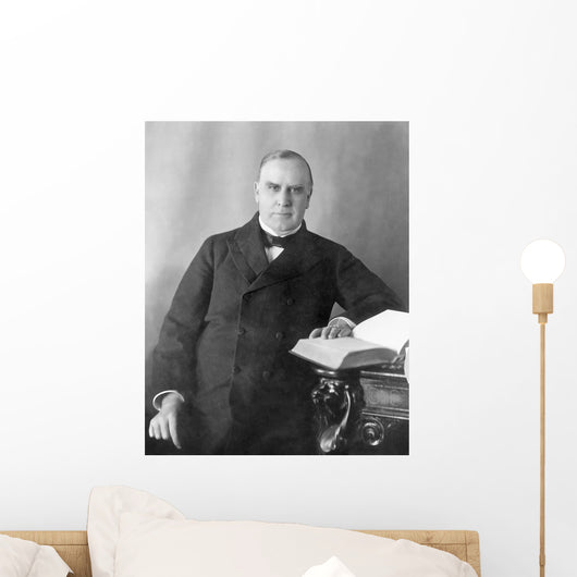 President William McKinley Seated Wall Decal Design 2