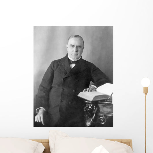 President William McKinley Seated Wall Decal Design 2