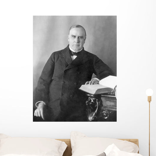 President William McKinley Seated Wall Decal Design 2