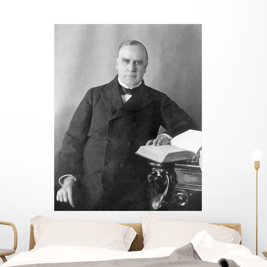 President William McKinley Seated Wall Decal Design 2