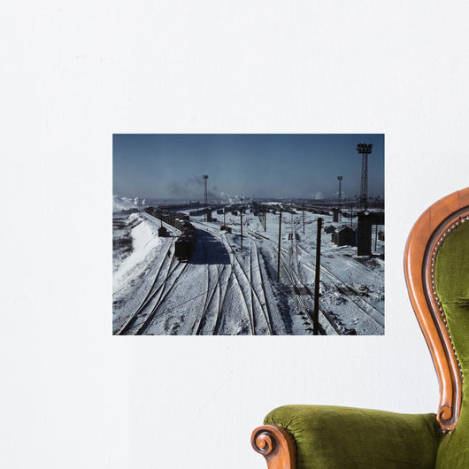 Belt Railway Looking toward Wall Decal Design 1