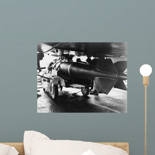 Men Aboard USS Ranger Position Wall Decal