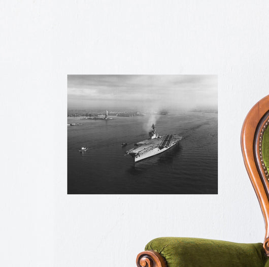 Uss Constellation Leaving New Wall Decal
