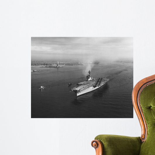 Uss Constellation Leaving New Wall Decal