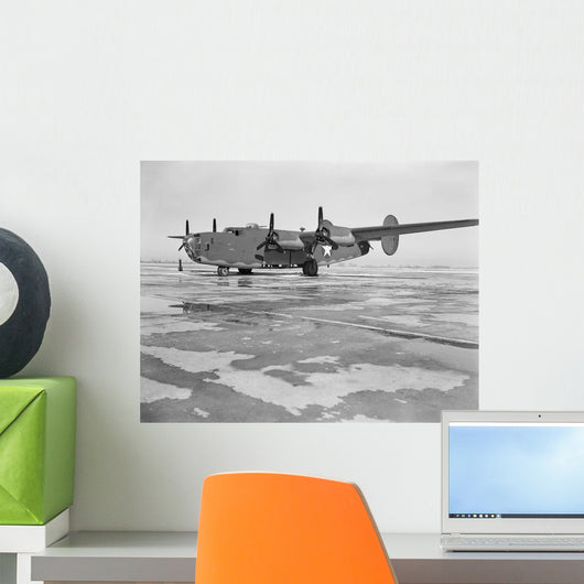 B-24e Liberator Bomber Tarmac Wall Decal