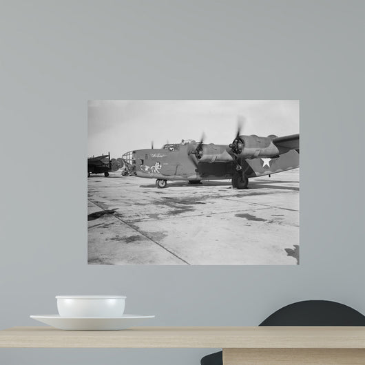 New B-24e Liberator Bomber Wall Decal