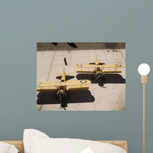 Bi-planes Naval Air Base Wall Decal