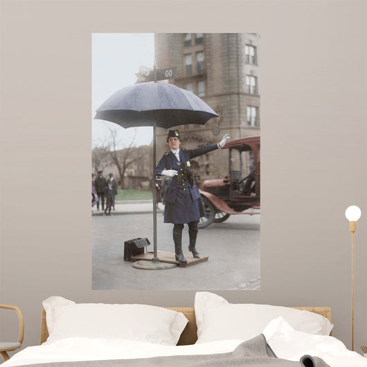 Traffic Cop Washington Dc Wall Decal