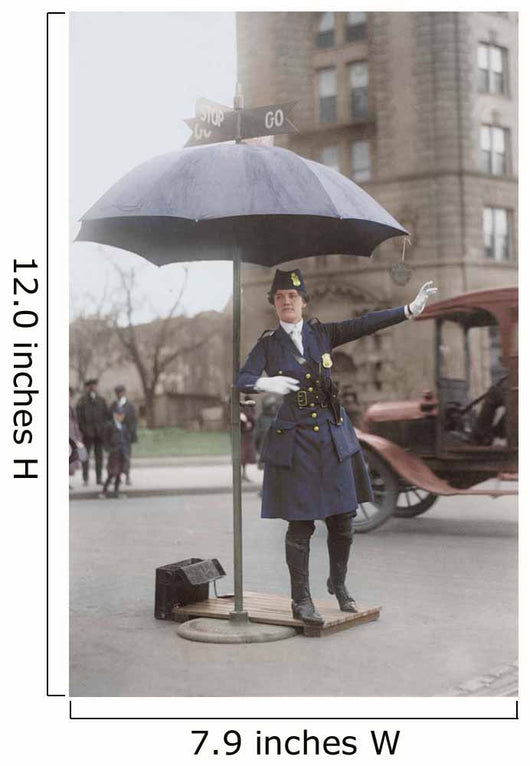 Traffic Cop Washington Dc Wall Decal