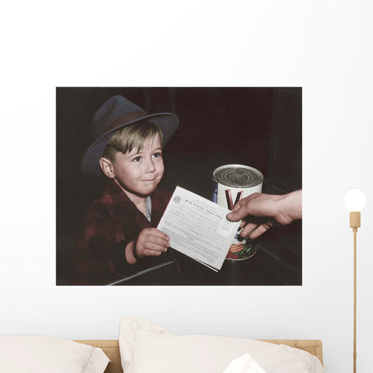 Eager School Boy Gets Wall Decal