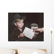 Eager School Boy Gets Wall Decal