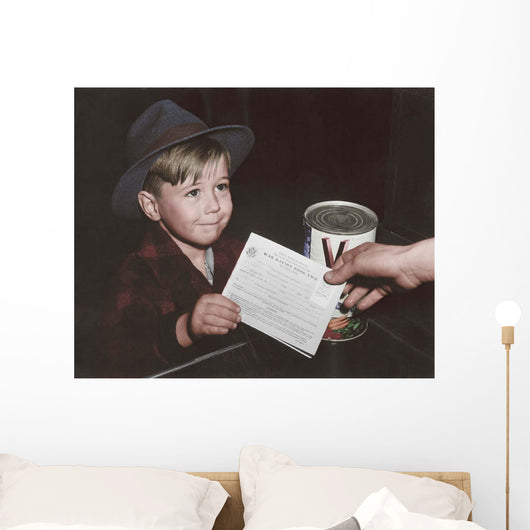 Eager School Boy Gets Wall Decal