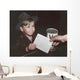 Eager School Boy Gets Wall Decal