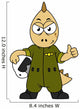 Illustration Allosaurus Jet Pilot Wall Decal