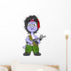 Illustration Brontosaurus Dressed as Wall Decal