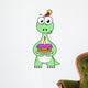 Illustration Brontosaurus with Birthday Wall Decal
