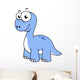 Cute Illustration Brontosaurus Wall Decal