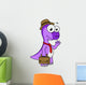Illustration Pachycephalosaurus Businessman Wall Decal