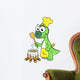 Illustration Parasaurolophus Dinosaur Cooking Wall Decal